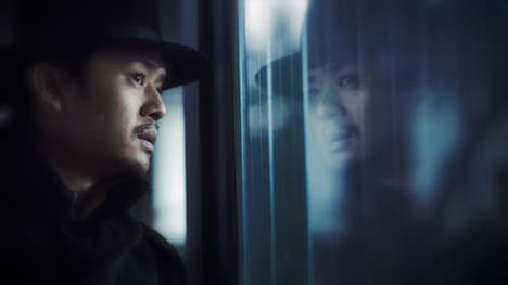 特集ドラマ「シリーズ横溝正史短編集IV～金田一耕助 悔やむ～」の「鏡の中の女」場面写真