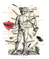 「HANNIBAL/ハンニバル」中面より、レクター博士の調理道具