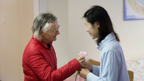 「彼女が選んだ安楽死～たった独りで生き抜いた誇りとともに～」 場面写真 ©TBS