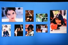 「中山美穂 お別れの会」の写真展示