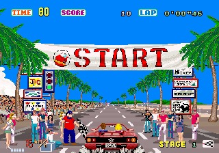 ゲーム「アウトラン」より