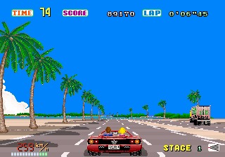 ゲーム「アウトラン」より