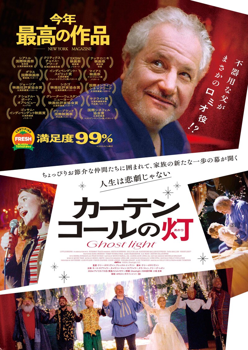 「カーテンコールの灯」ポスタービジュアル