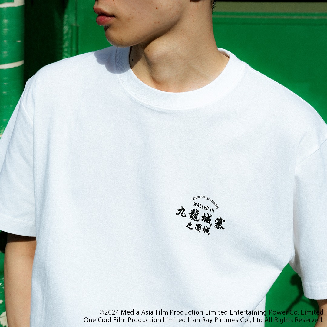 九龍城砦Tシャツ・ホワイト着用イメージ