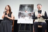 「リー・ミラー 彼女の瞳が映す世界」プレミアム先行試写会。左からLiLiCo、渡部陽一