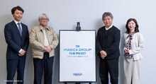 左からIMAGICA GROUP代表取締役社⻑の⻑瀬俊二郎、審査員の市山尚三・是枝裕和・坂野ゆか