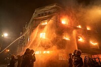 「消防士 2001年、闘いの真実」場面写真