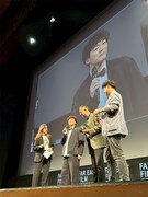 「リライト」ワールドプレミア上映での舞台挨拶の様子