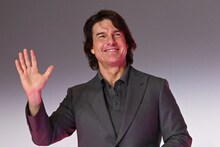 来日記者会見に登壇したトム・クルーズ