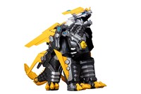 メテオカイジュウ トライガロン（カイジュウモード）。運動能力が非常に高く、パワー・スピードに優れている。荒々しい性格でアグレッシブな戦い方をする