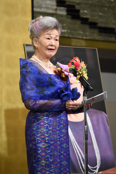 第33回橋田賞で野村昭子賞を受賞した草村礼子