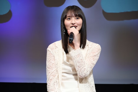 「トラックガール2」完成披露試写会に登壇した遠藤さくら
