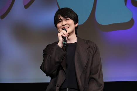 「トラックガール2」完成披露試写会に登壇した望月歩