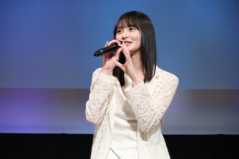 「トラックガール2」完成披露試写会に登壇した遠藤さくら
