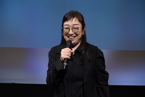 「トラックガール2」完成披露試写会に登壇した山野海