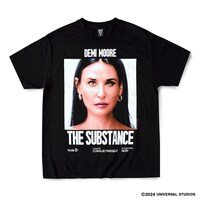 「THE SUBSTANCE “DEMI MOORE” × GEEKS RULE 13 SILKSCREEN PRINTING T SHIRT」（税込1万2100円）