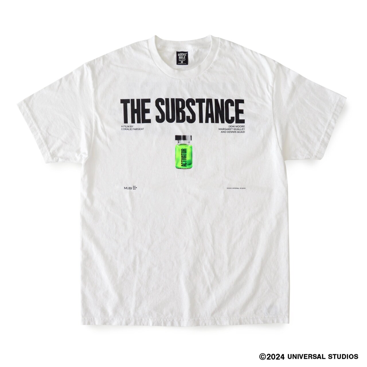 THE SUBSTANCE “MARGARET QUALLEY” × GEEKS RULE 13 SILKSCREEN