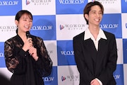 左から木村文乃、田中樹