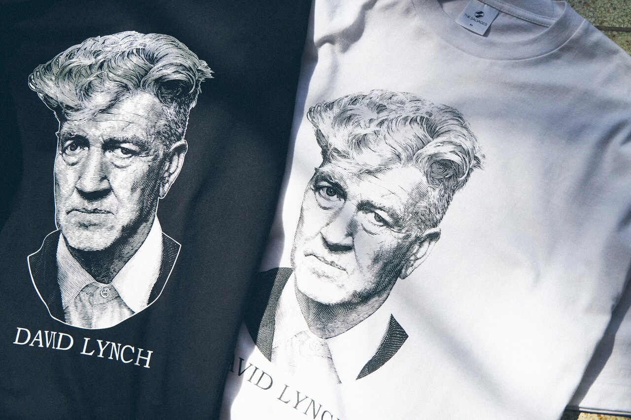 デヴィッド・リンチのポートレートをプリントしたTシャツが発売