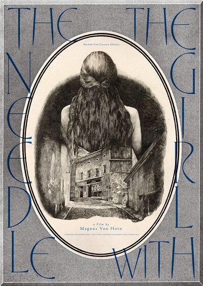 ヒグチユウコと大島依提亜が手がけた映画「ガール・ウィズ・ニードル」のオルタナティブポスター