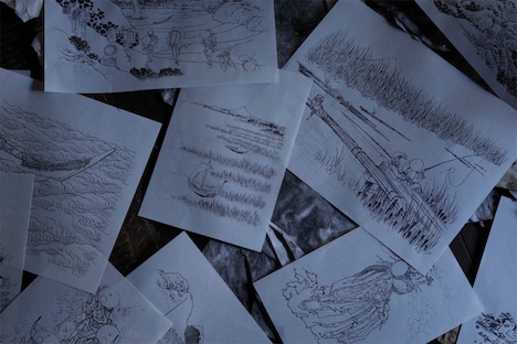 「おーい、応為」より「富嶽百景」