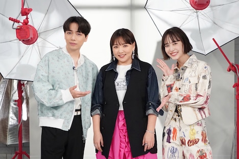 左から山崎育三郎、野呂佳代、井桁弘恵