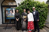 左から早川千絵、石田ひかり、鈴木唯、リリー・フランキー ©Kazuko WAKAYAMA