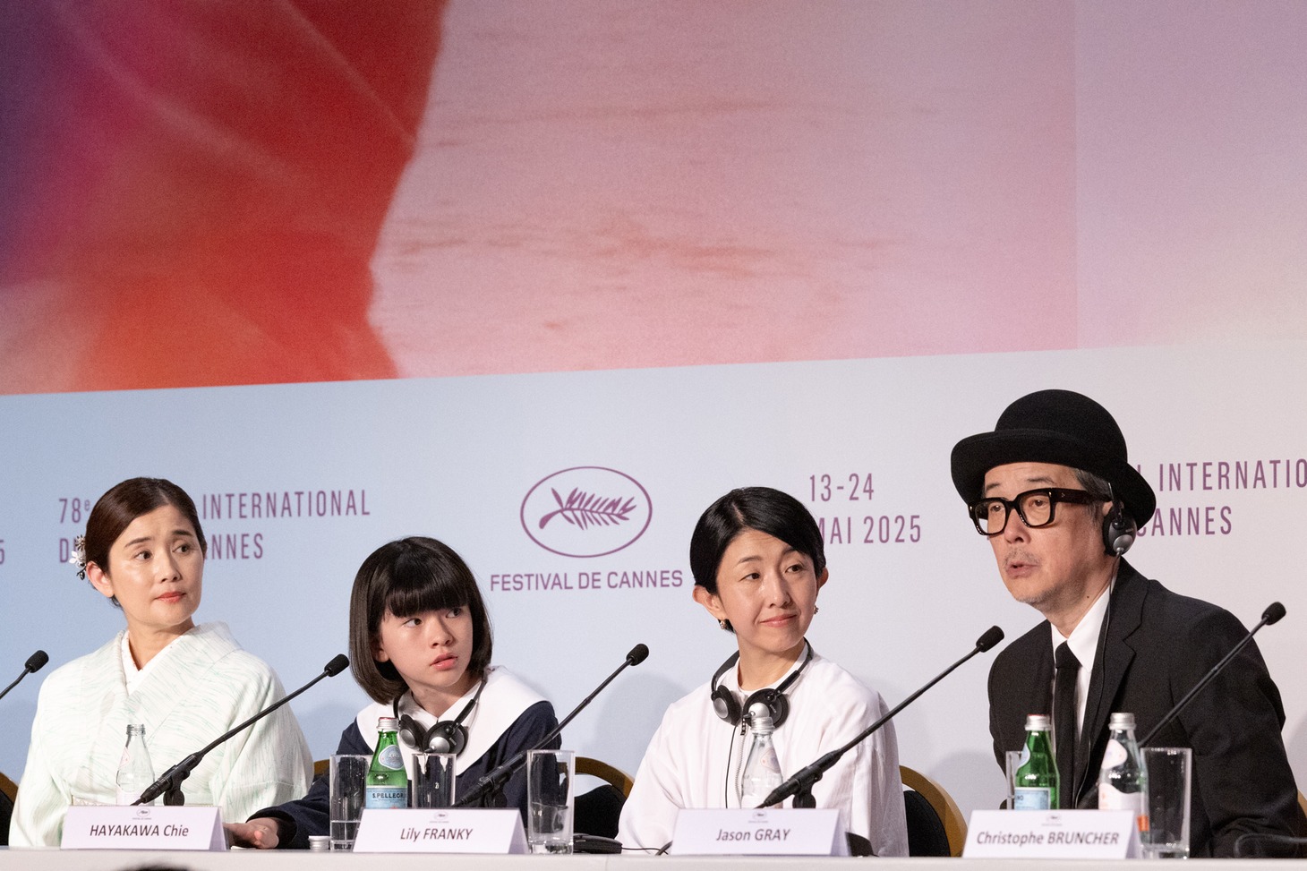 第78回カンヌ国際映画祭より、映画「ルノワール」公式記者会見の様子 ©Kazuko WAKAYAMA