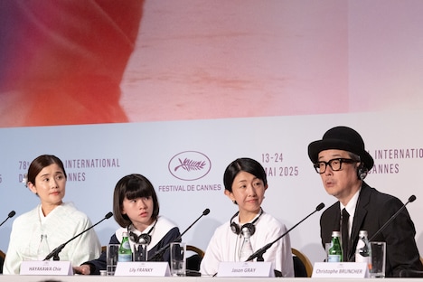 第78回カンヌ国際映画祭より、映画「ルノワール」公式記者会見の様子 ©Kazuko WAKAYAMA