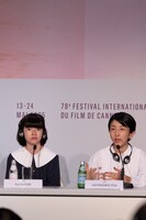 第78回カンヌ国際映画祭より、映画「ルノワール」公式記者会見の様子 ©Kazuko WAKAYAMA