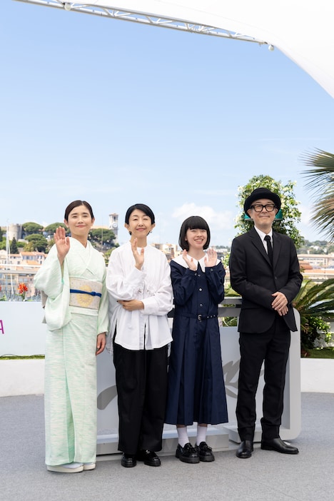 第78回カンヌ国際映画祭より、映画「ルノワール」のキャスト・スタッフ ©Kazuko WAKAYAMA