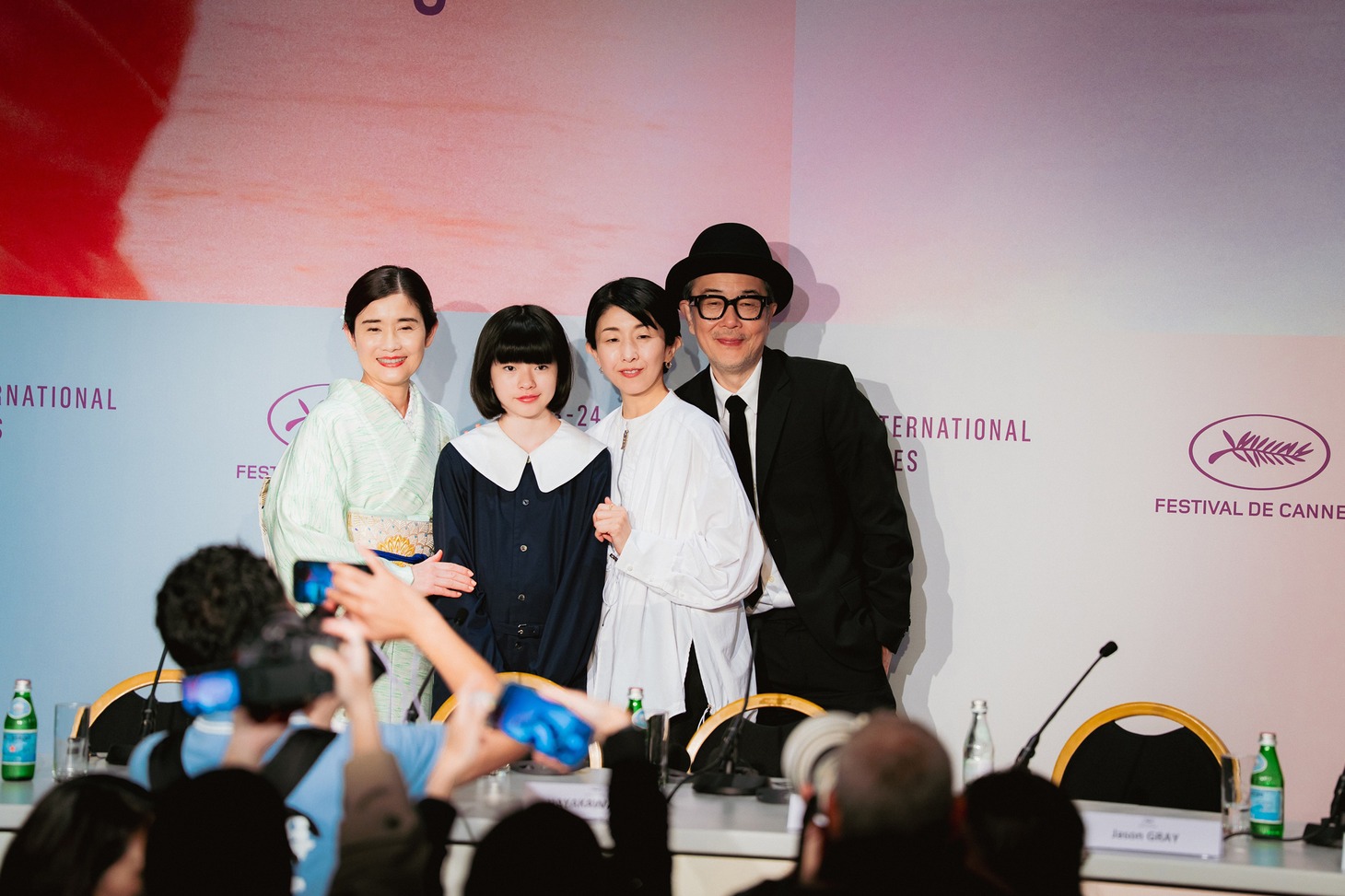 第78回カンヌ国際映画祭より、映画「ルノワール」公式記者会見の様子