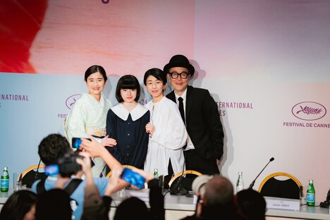 第78回カンヌ国際映画祭より、映画「ルノワール」公式記者会見の様子