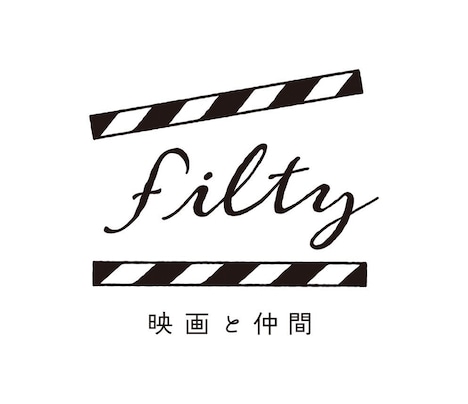 映画と仲間「filty」ロゴ