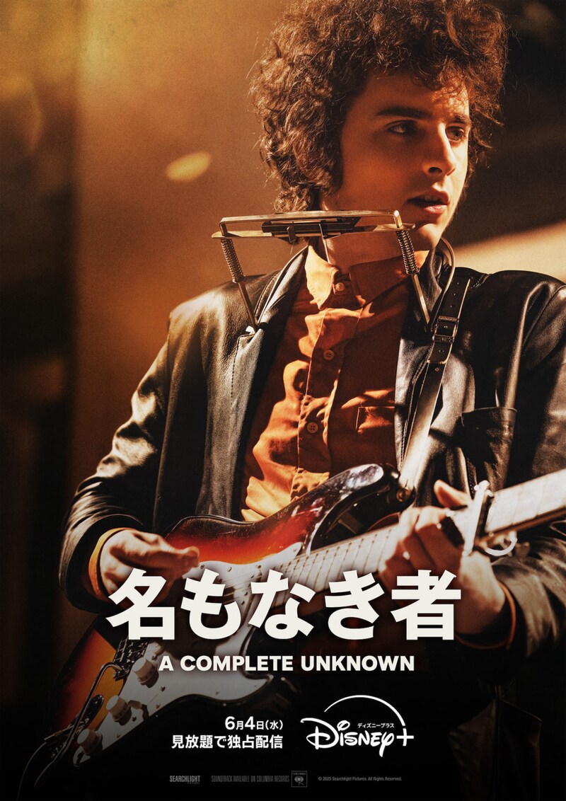 「名もなき者/A COMPLETE UNKNOWN」ビジュアル