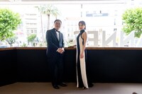 左から齊藤京子、深田晃司 ©KAZUKO WAKAYAMA