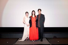 左からCocomi、大和悠河、加藤和樹