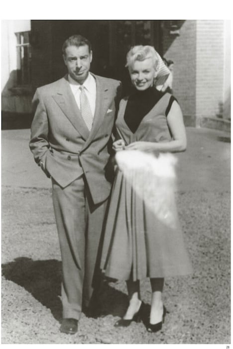 川奈ホテルに宿泊した際のマリリン・モンロー（右）©Kawanahotel