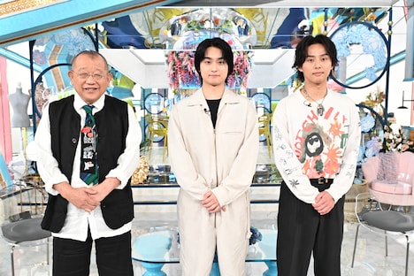 「A-Studio+」より、左から笑福亭鶴瓶、奥平大兼、藤ヶ谷太輔