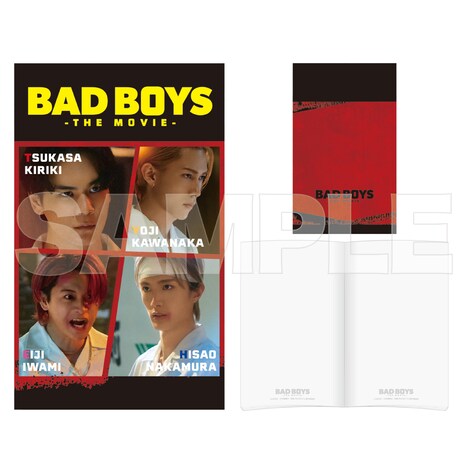 「BADBOYS -THE MOVIE-」漫画風ブック型メモ帳（税込1650円）