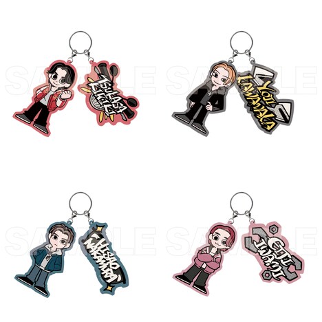 「BADBOYS -THE MOVIE-」2連アクリルキーホルダー（全4種）（各税込1100円）