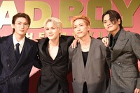 肩を組む「BADBOYS -THE MOVIE-」キャスト