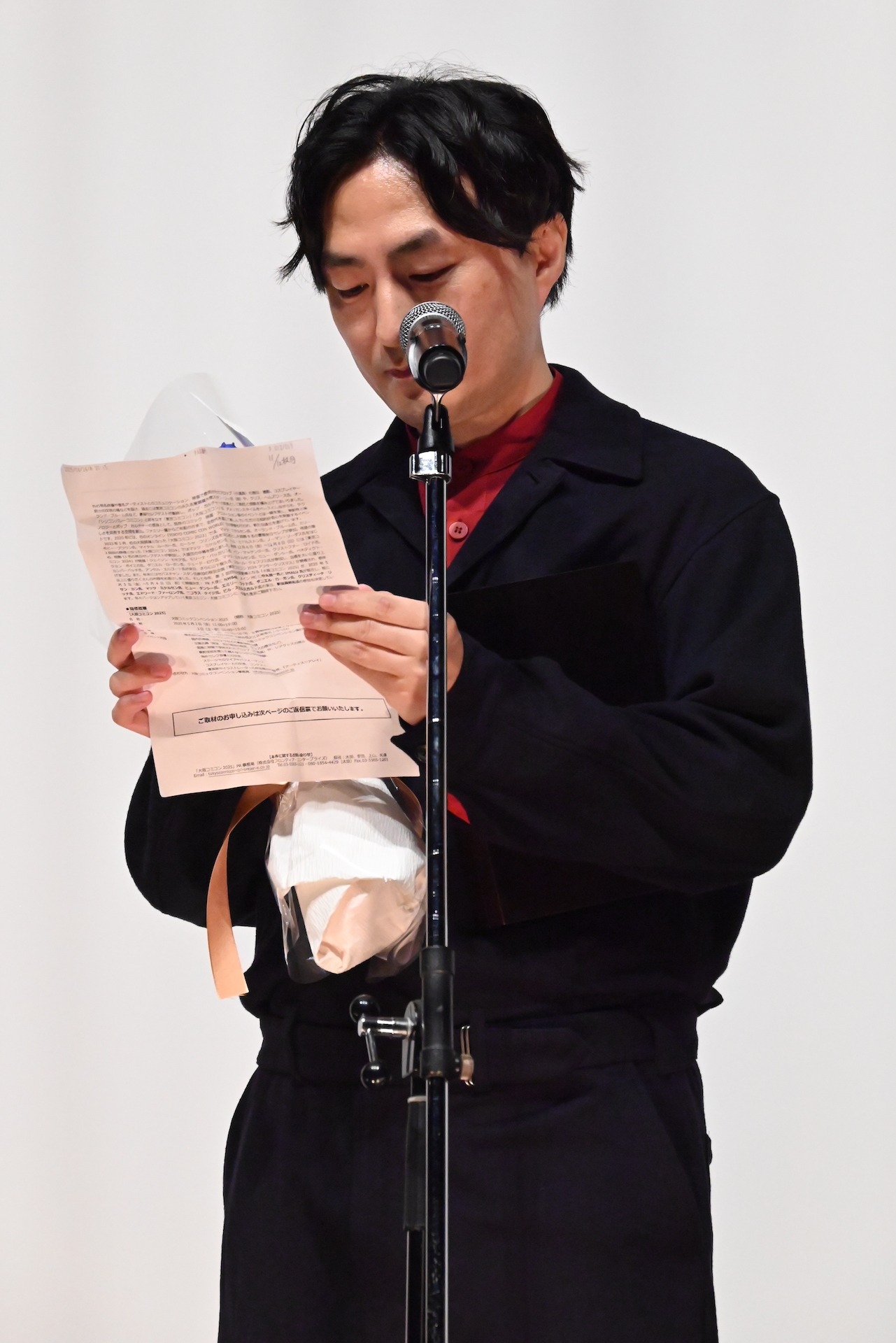 江口のりこから預かった手紙を代読する森ガキ侑大