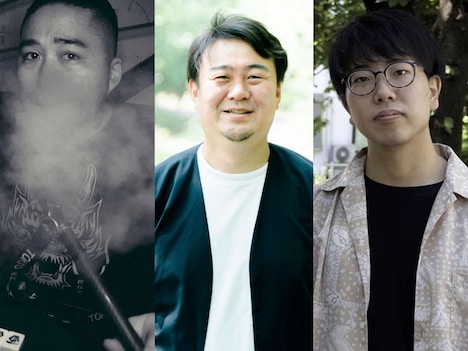 左から安藤春、節田朋一郎、廣田耕平