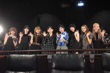 MOMONAのため、劇場に駆けつけたME:Iメンバー