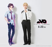 アニメ映画「アズワン/AS ONE」の主人公ヨウ(左)に声を当てる白岩瑠姫(右)