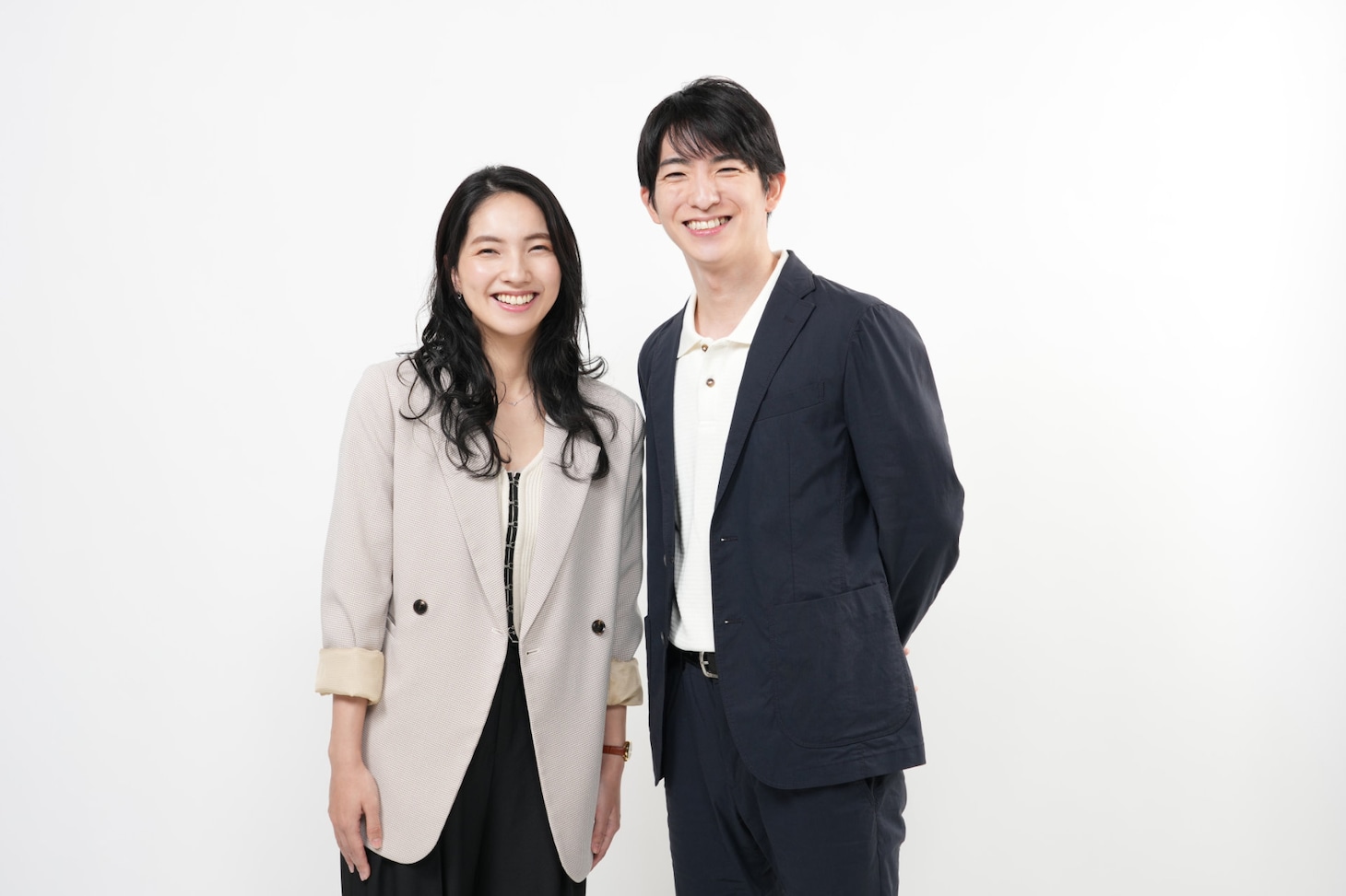 左から吉岡千春役の仁村紗和、吉岡拓哉役の前田公輝