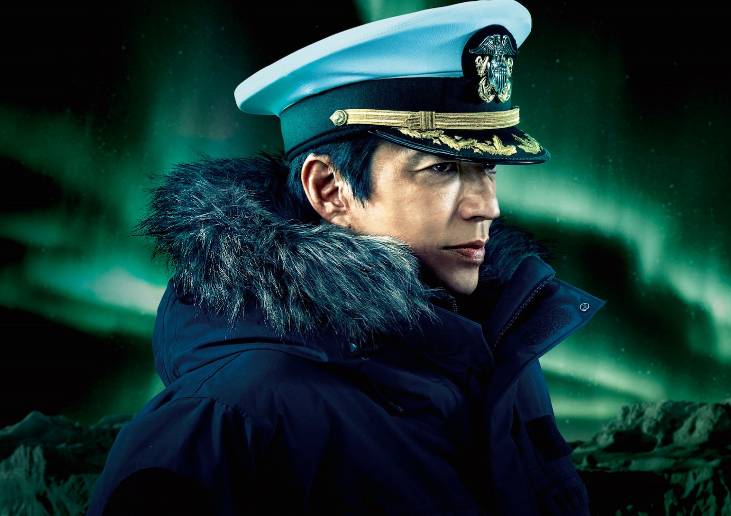 「沈黙の艦隊 北極海大海戦」より、大沢たかお演じる海江田四郎