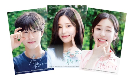 韓国映画「君の声を聴かせて」ムビチケ特典のステッカー3種セット