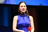 第34回日本映画批評家大賞の授賞式より、助演女優賞に輝いた忍足亜希子